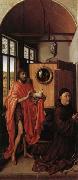 unknow artist Heinrich von Werl and St.john the Baptist Spain oil painting artist